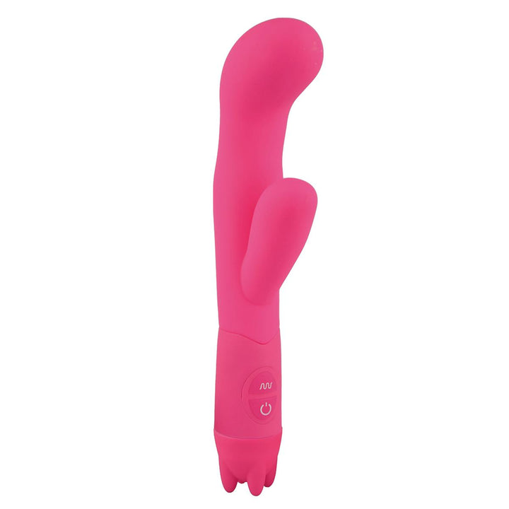 Neojoy Dual G-Vibe 10 Funktionen Pink - Doppelte Stimulation - 10 Geschwindigkeiten und Muster Rabbit Massager - G-Punkt und Klitoris Mastrubation Vibrator - Sex-Spielzeug für Frauen - lucidtoys.de Rabbit Vibratoren