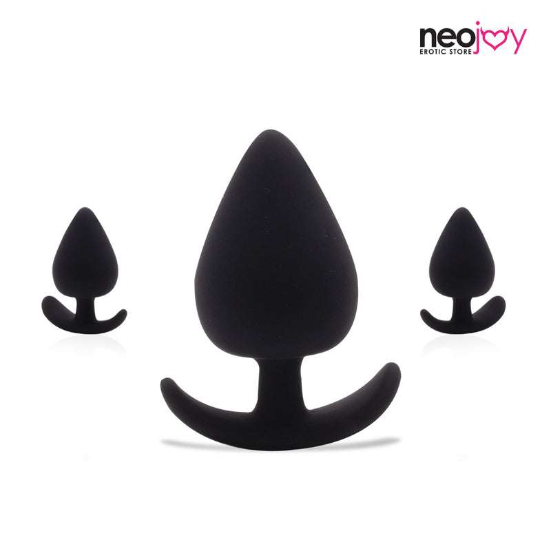 Neojoy Slim Anfänger Silikon Anal Plug 5,5 cm - 2,1 Zoll video