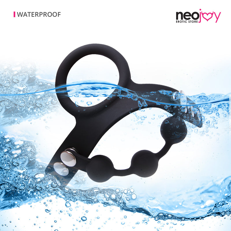 Neojoy Bondage Penisring mit Perlen - Größe S (3 cm) video