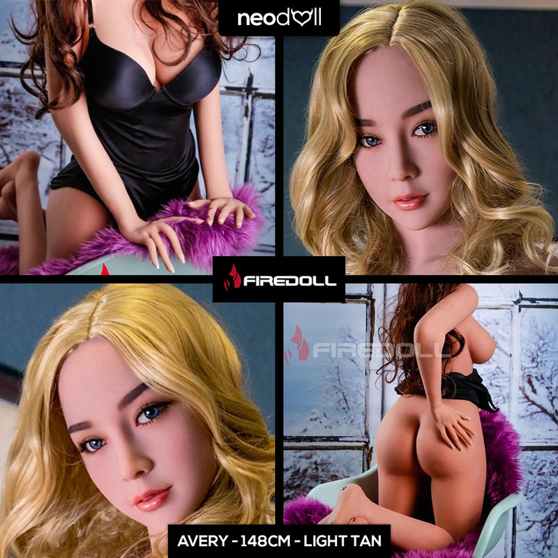 Fire Doll - Avery - Realistische Sexpuppe - 148cm - Leicht Gebräunt video