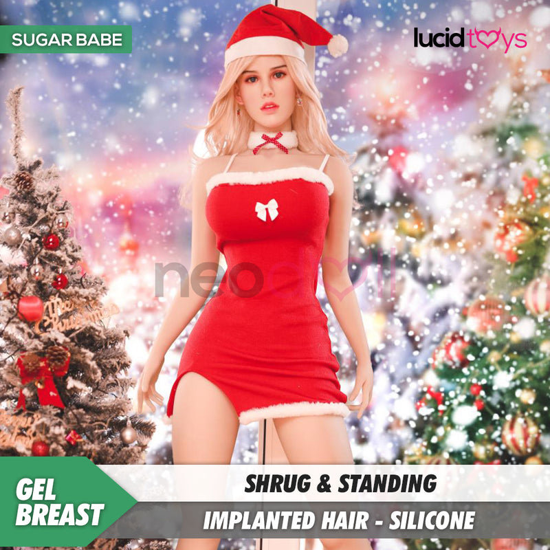 Neodoll Sugar Babe - Fatima - Silikon TPE Hybrid Sexpuppe - Gel Brust - Uterus - 164cm - Implantiertes Haar - Silikonfarbe video