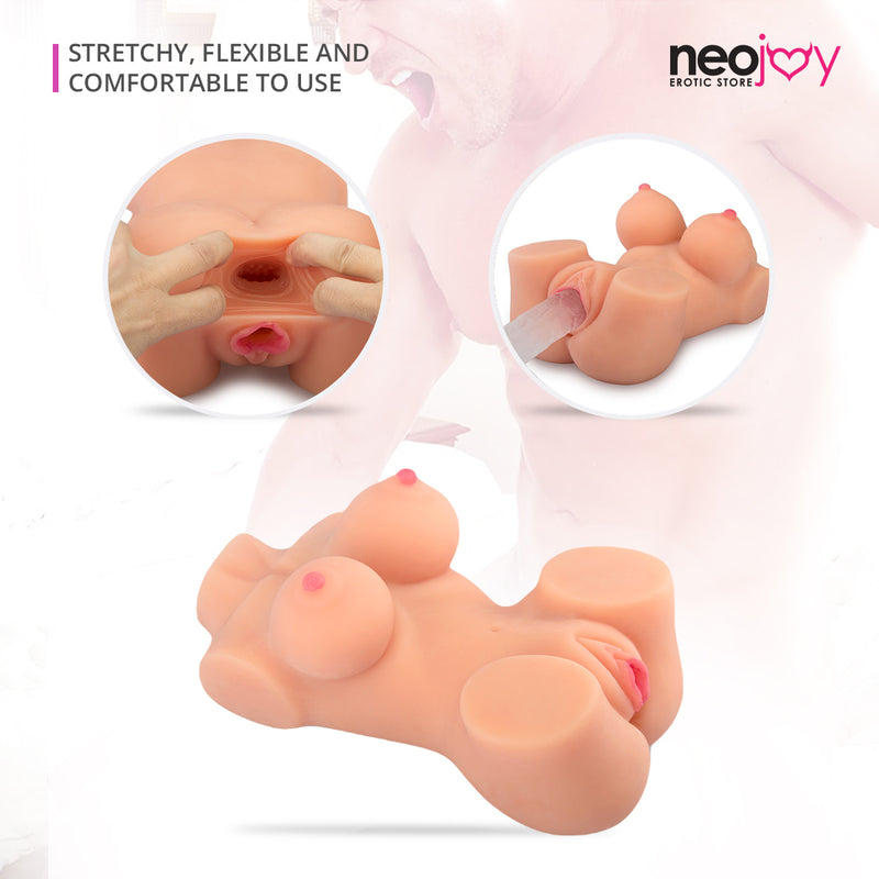 Neojoy Easy Torso - Realistischer Sexpuppen-Torso - Hautfarbe - 2kg video