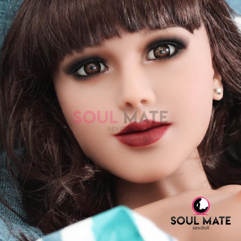 SoulMate Dolls – Taliyah-Kopf – Silikon-Sexpuppenkopf – Implantiertes Haar – Hellbraun video