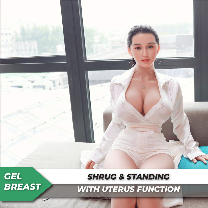 Neodoll Sugar Babe - Alysa - Silikon-TPE-Hybrid-Sexpuppe - Gel-Brust - Uterus - 164cm - Natürlich video
