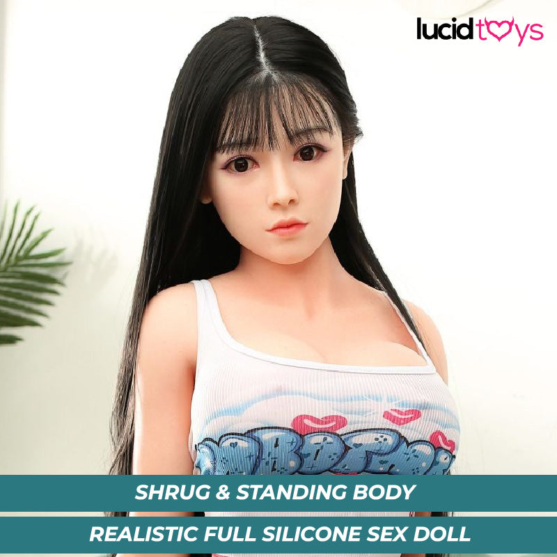Youqdoll - Audrey - Realistische Vollsilikon-Sexpuppe -160cm- Natürlich video