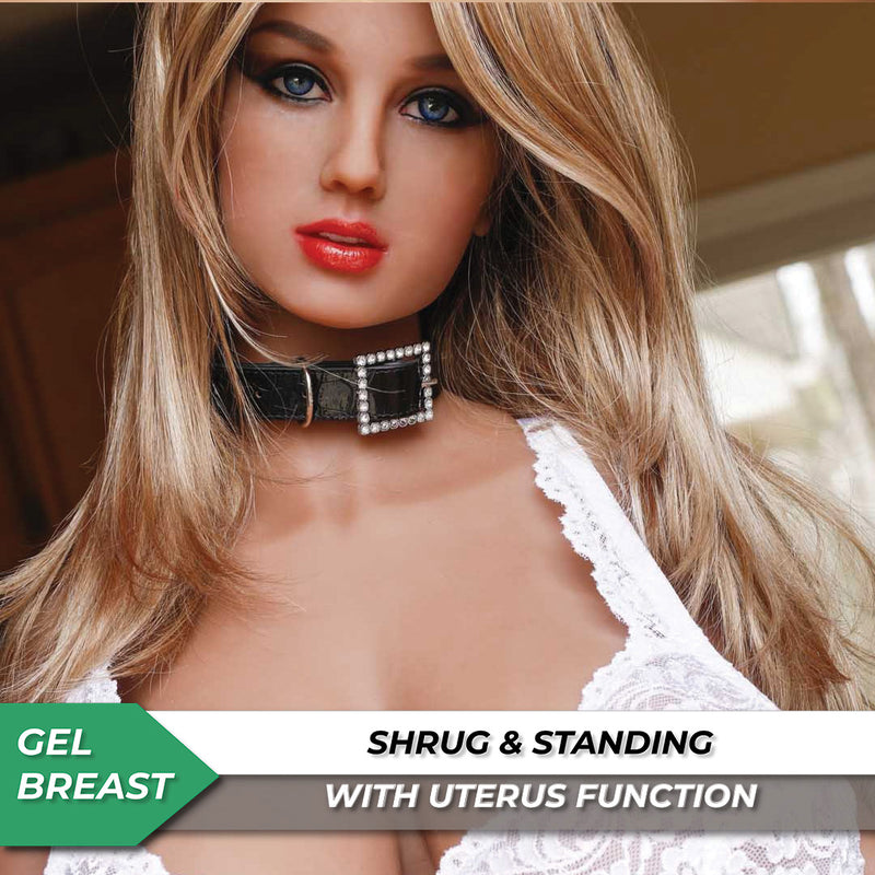 Neodoll Sugar Babe - Milani - Realistische Sexpuppe - Gel-Brust - Uterus - 170cm - Weizenfarben video
