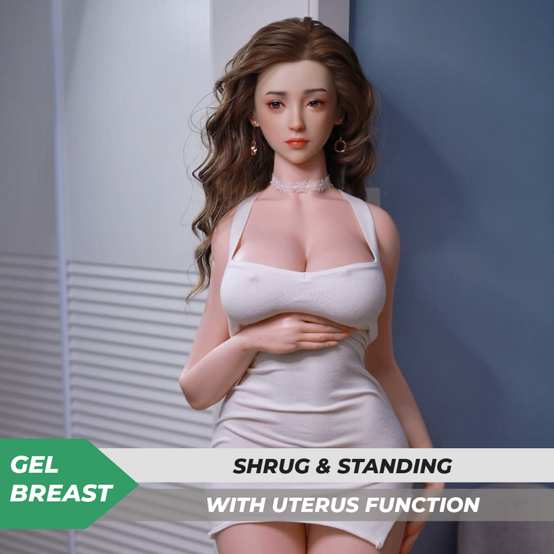 Neodoll Sugar Babe - Zhuer – Silikon TPE Hybrid Sexpuppe - Gel-Brust - Uterus - 157cm - Silikonfarbe video