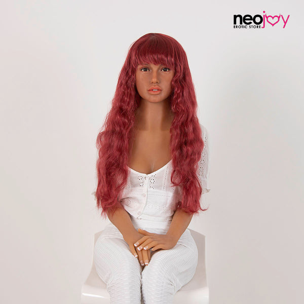 Neodoll - Haarperücken - Rotwein und krauses Lockenmuster - Lang