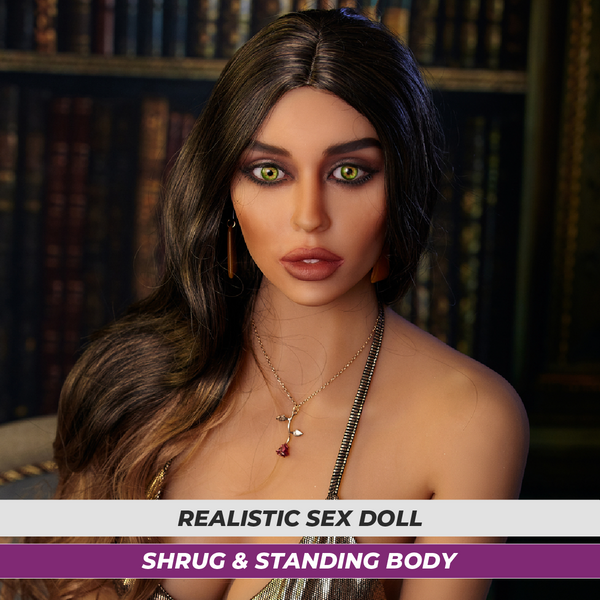Neodoll Racy Natalia - Realistische Sexpuppe - 163cm - Braun