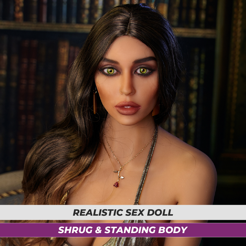 Neodoll Racy Natalia - Realistische Sexpuppe - 163cm - Braun video