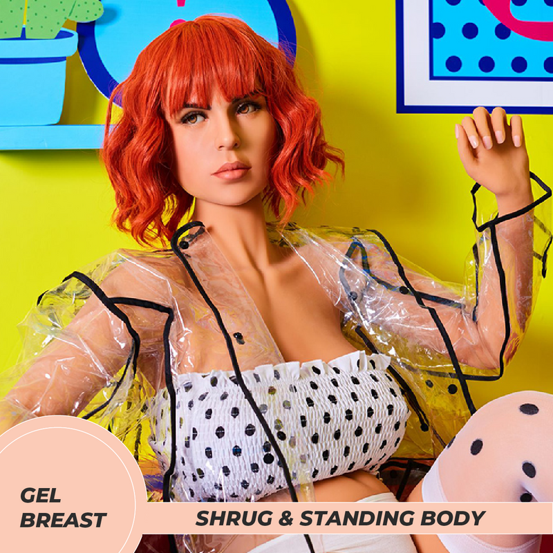 Climax Doll - Blakely - Realistische Sexpuppe - Gel Brust - 157cm - Gebräunt video