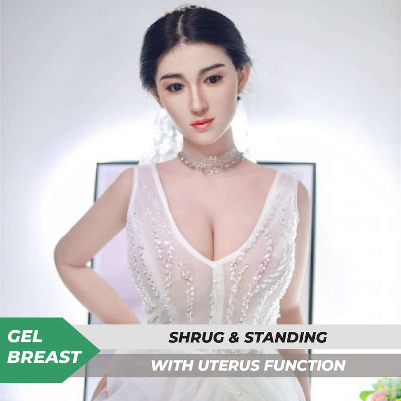Neodoll Sugar Babe - Gia - Silikon TPE Hybrid Sexpuppe - Gel Brust - Uterus - 164cm - Silikonfarbe video