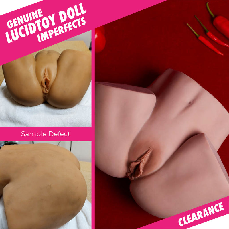 RF569 - Restposten  - Climax Puppe Sex Hintern - 8,8 kg - Hellbraun video