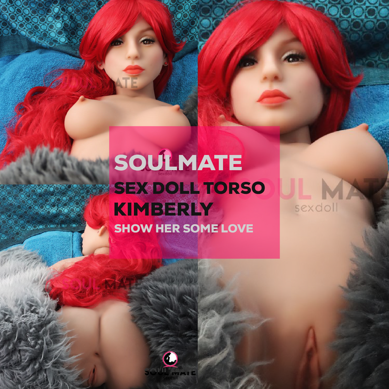 SoulMate Dolls - Kimberly Kopf - Sexpuppen-Torso - Hellbraun video