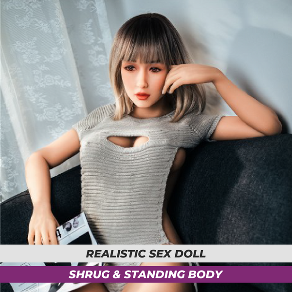Neodoll Racy Miya - realistische Sexpuppe - 160cm - Bräunen