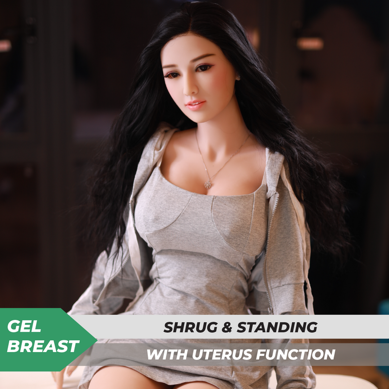 Neodoll Sugar Babe - Serene - Silikon TPE Hybrid Sexpuppe - Uterus - 161cm - Silikonfarbe video