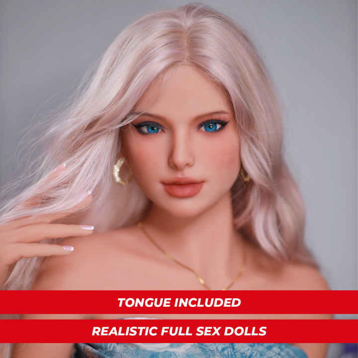 Fire Doll - Carina - Realistische Sexpuppe - Gelbrust - 166 cm - Hellbraun