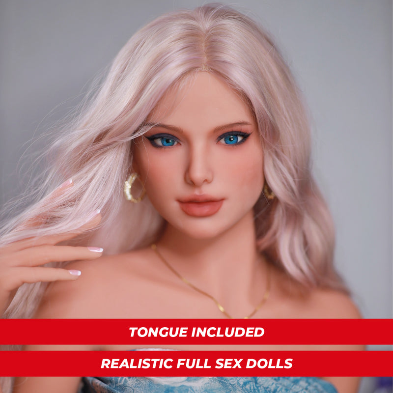 Fire Doll - Carina - Realistische Sexpuppe - Gelbrust - 166 cm - Hellbraun video