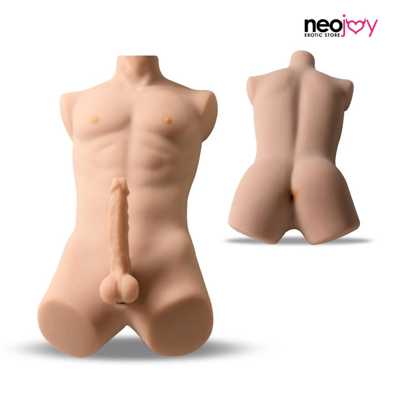 Allure Torso – Realistischer Sexdoll-Torso mit M16-Kopfanschluss – Kompatibel mit 6YE Heads – Tan – 18kg video