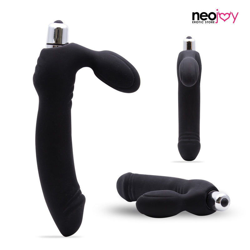 Neojoy Double Dildo - Paar-Vibrator - Mittel - Schwarz video