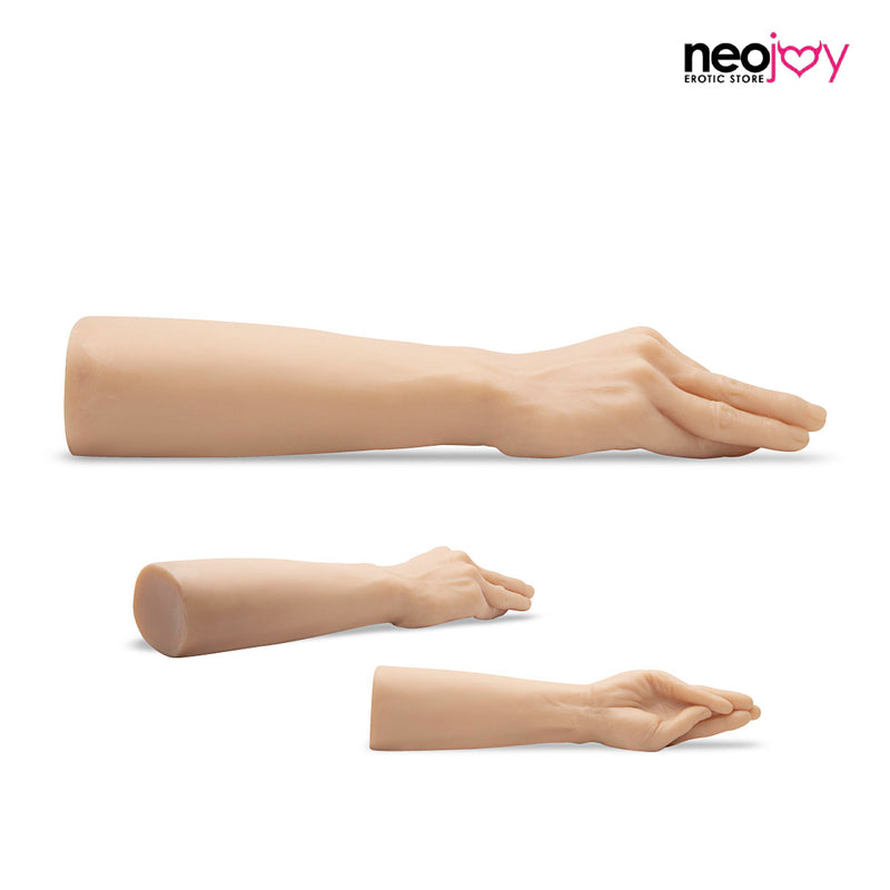 Neojoy - Handy Dildo TPE zum das Fisting - Hautfarben - 37 cm - 14,5 Zoll video
