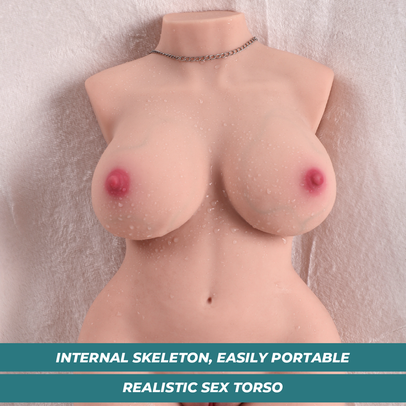 YQ Doll - Realistischer Sexpuppen-Torso - 8kg - Natürlich video