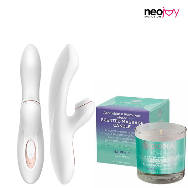 Satisfyer Pro G-Spot Rabbit + Naughty Candle