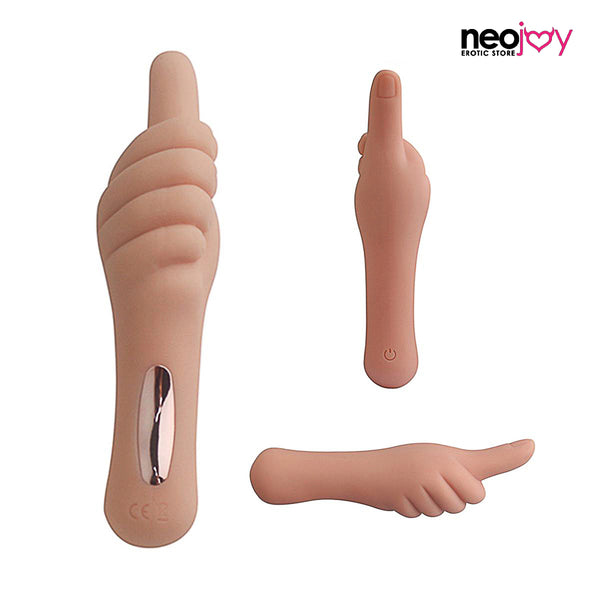 Neojoy Thumbs Up Vibe - Silikon-Unisex-Vibrator - G-Punkt-P-Punkt-Massagegerät