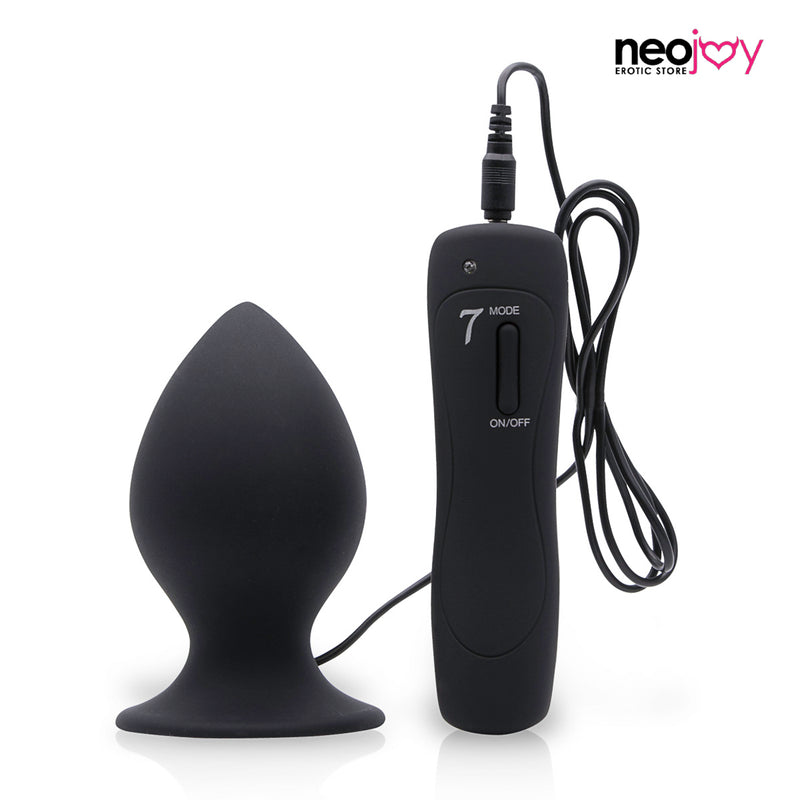 Neojoy Weiche 7-Vibrationsfunktionen Silikonkappe mit Saugfuß Schwarz 2 Zoll - 5,2 cm video