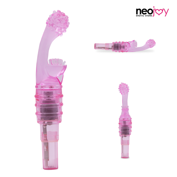 Neojoy Sleeved Tickler Bullet Mit Knollenkopf Silikon Vibartor - Lila
