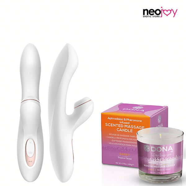 Satisfyer Pro G-Spot Rabbit + Sassy Candle