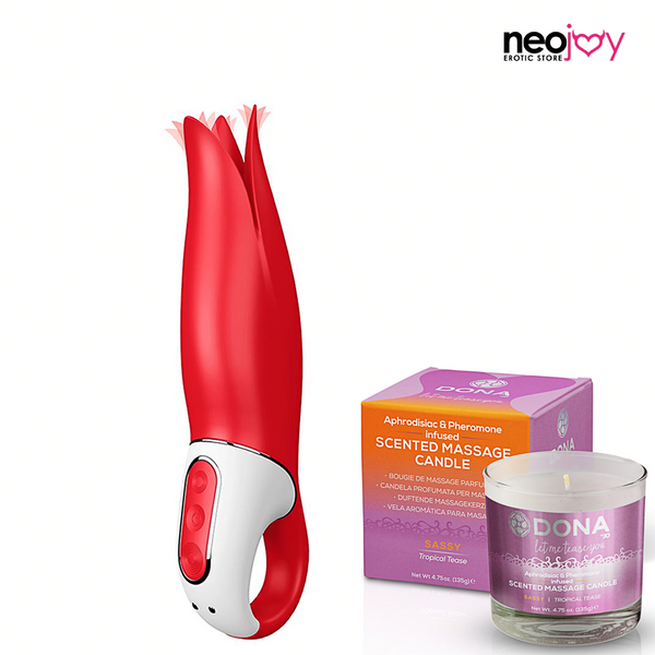 Satisfyer Power Flower + Sassy Candle