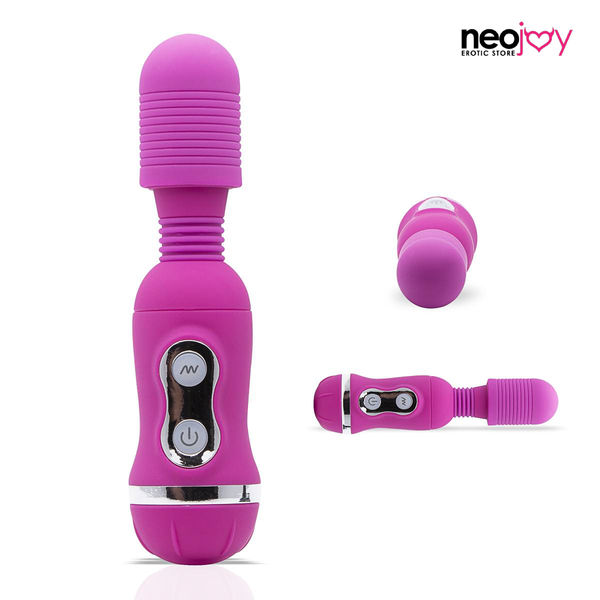 Neojoy - 18 Mini Magic Wand (Purple) V2/Massager