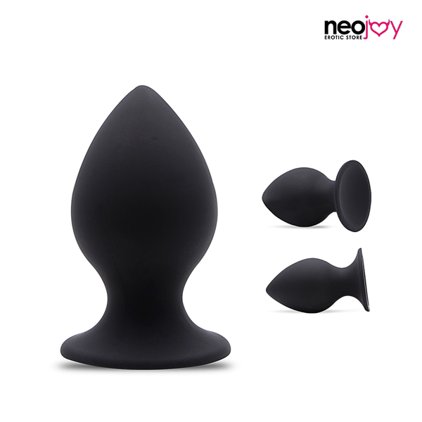 Neojoy - Big Boy Silikon Plug (Schwarz)