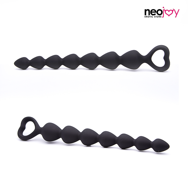Neojoy Silikonperlen Small-18cm-Schwarz