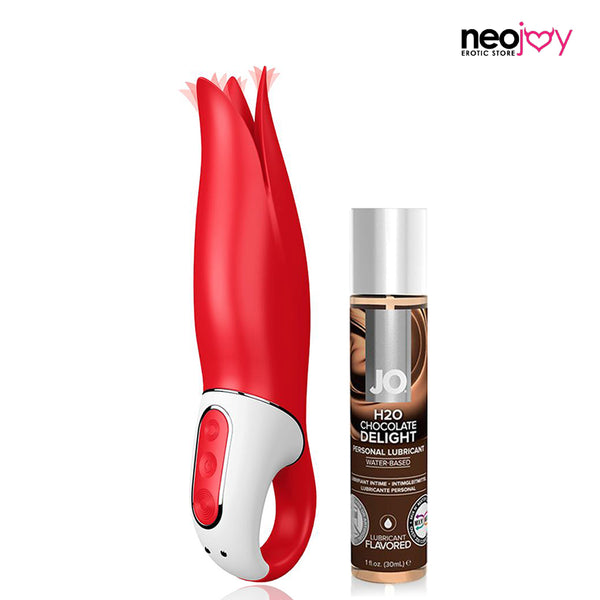 Satisfyer Power Flower + Chocolate Lube