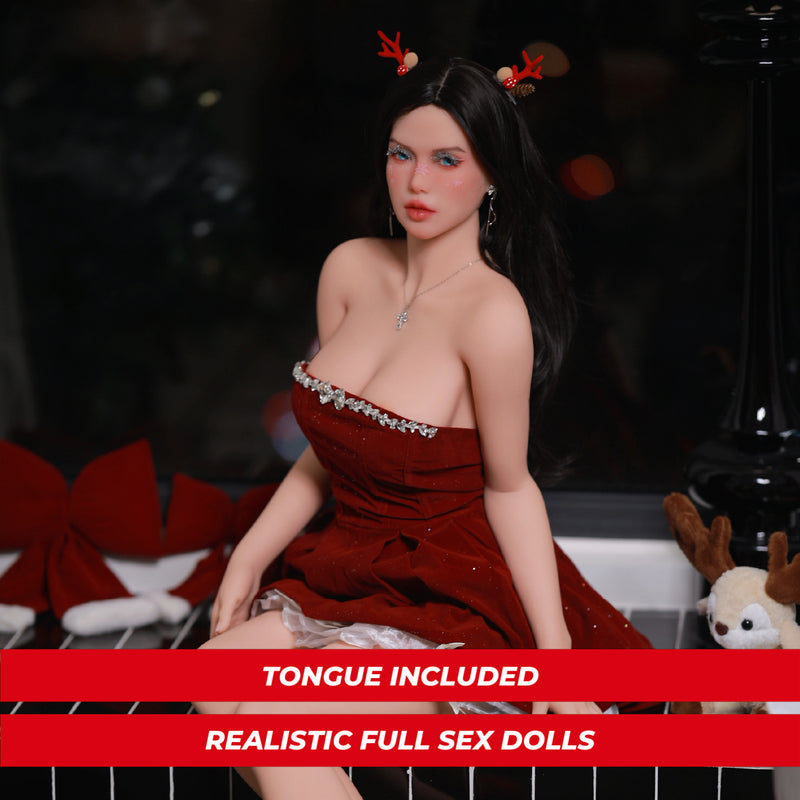 Fire Doll – Janessa – Realistische Sexpuppe – 166 cm – Hellbraun – Gelbrüste video