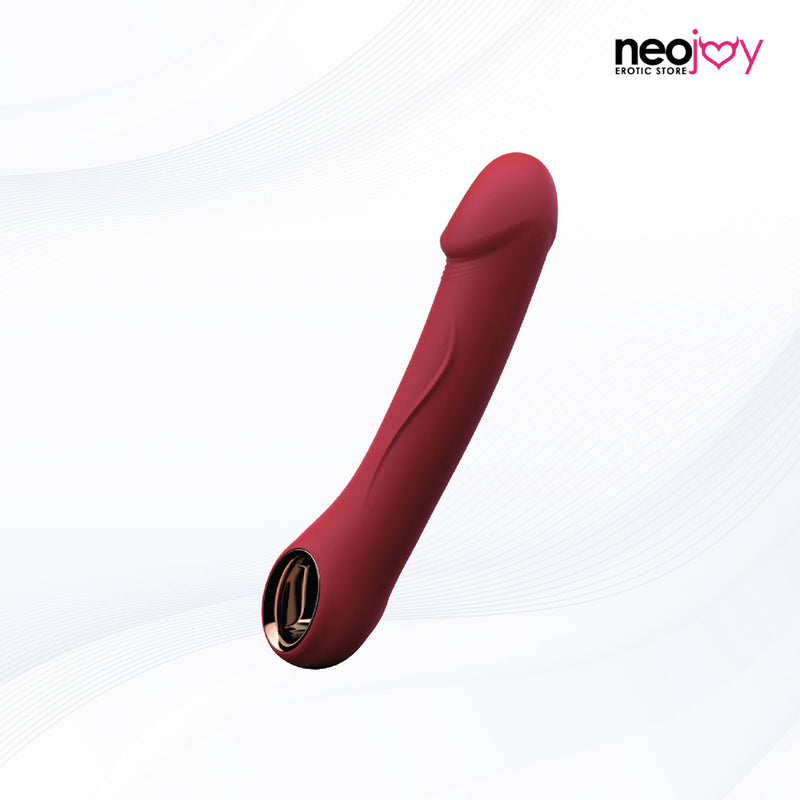 Neojoy – Realistischer Dildo-Vibrator mit 10 Vibrations- und 3 Heizmodi – Traubenrot video