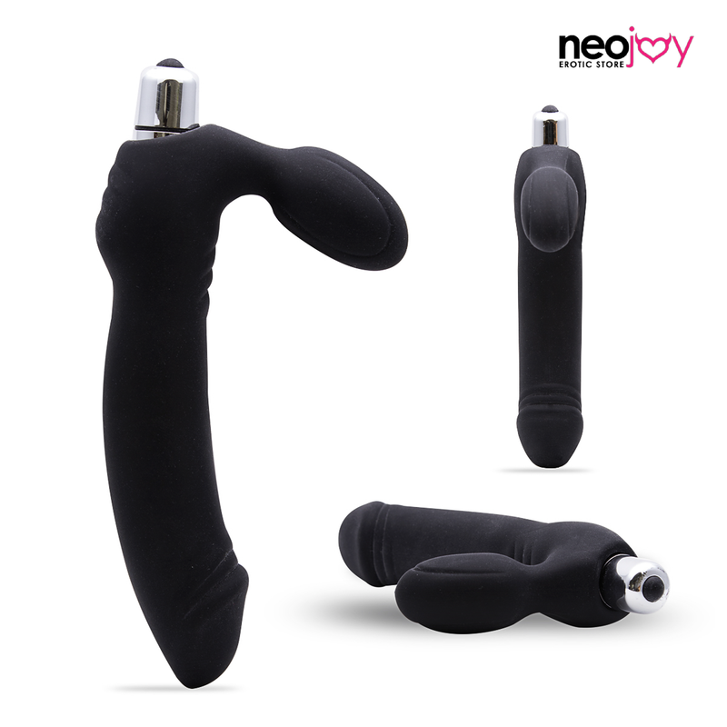 Neojoy Doppeldildo Vibrator Einführbar - Groß - Schwarz video