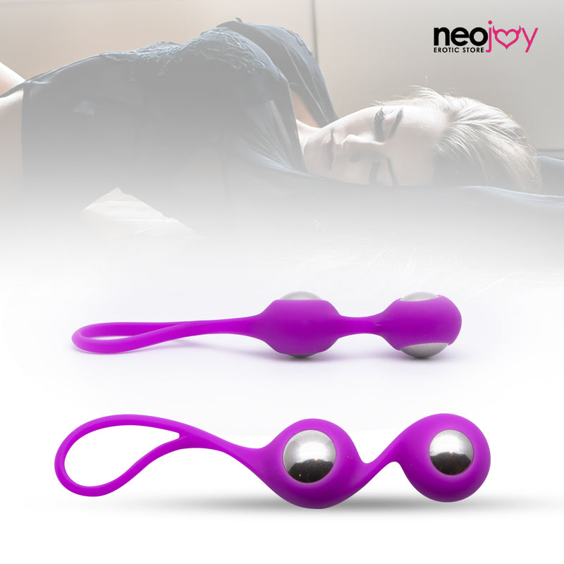 Neojoy Melody Kegelkugel-Ben Wa Balls-Silver video