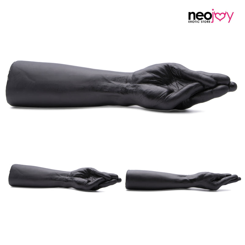 Neojoy - Handy Dildo TPE zum das Fisting - Schwarz - 37 cm - 14,5 Zoll video