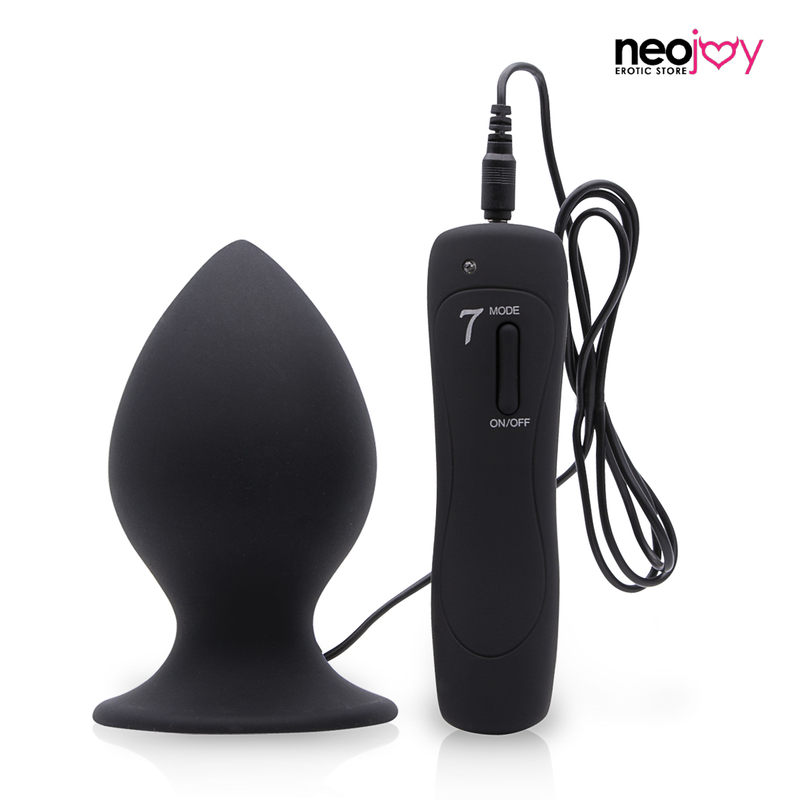 Neojoy - Big Boy Vibrierender Analplug (Schwarz) video