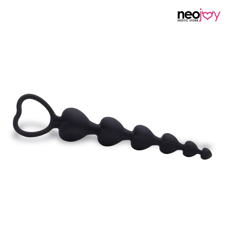 Neojoy Medium Analkugeln Silikon Schwarz 7 cm - 18 cm video