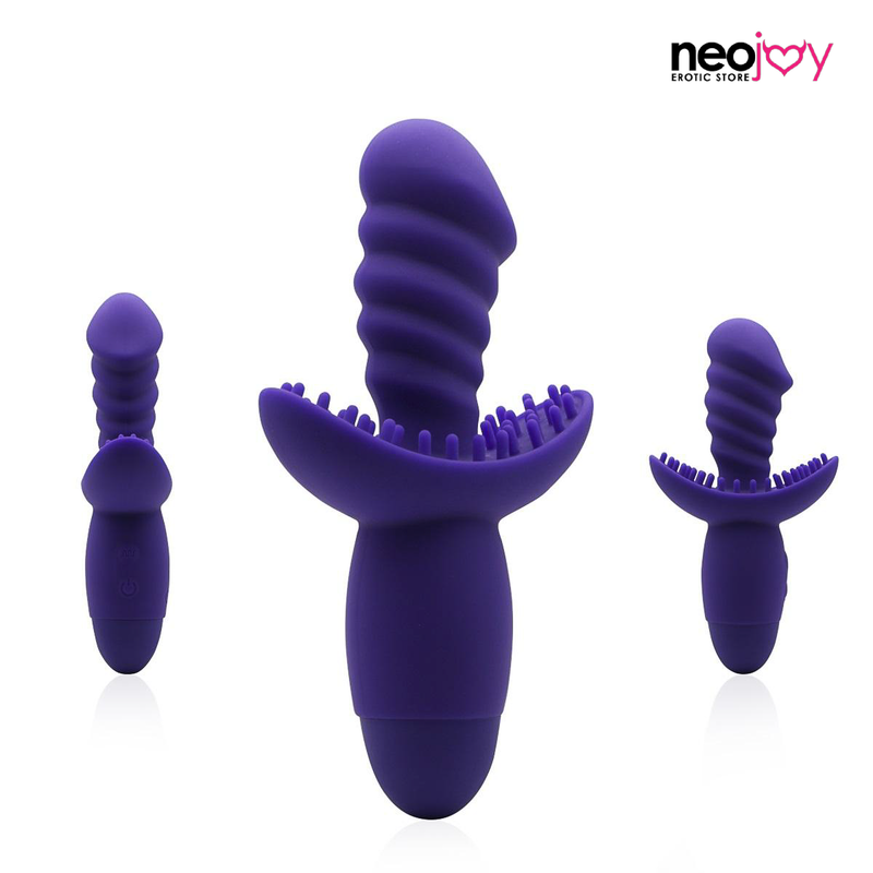 Neojoy G-Punkt-Silikon-G-Punkt-Klitorisvibrator 10-fach Funktionen - Lila video