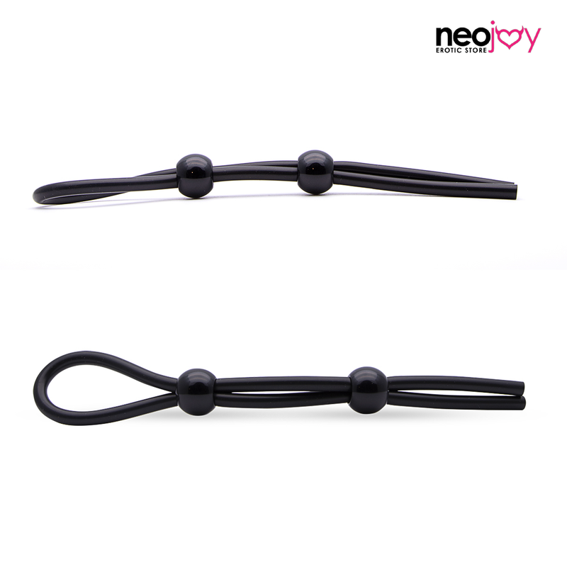 Neojoy Silikon-Doppelriemen (Transparent-Schwarz) - Silikon - 20cm - Schwarz video