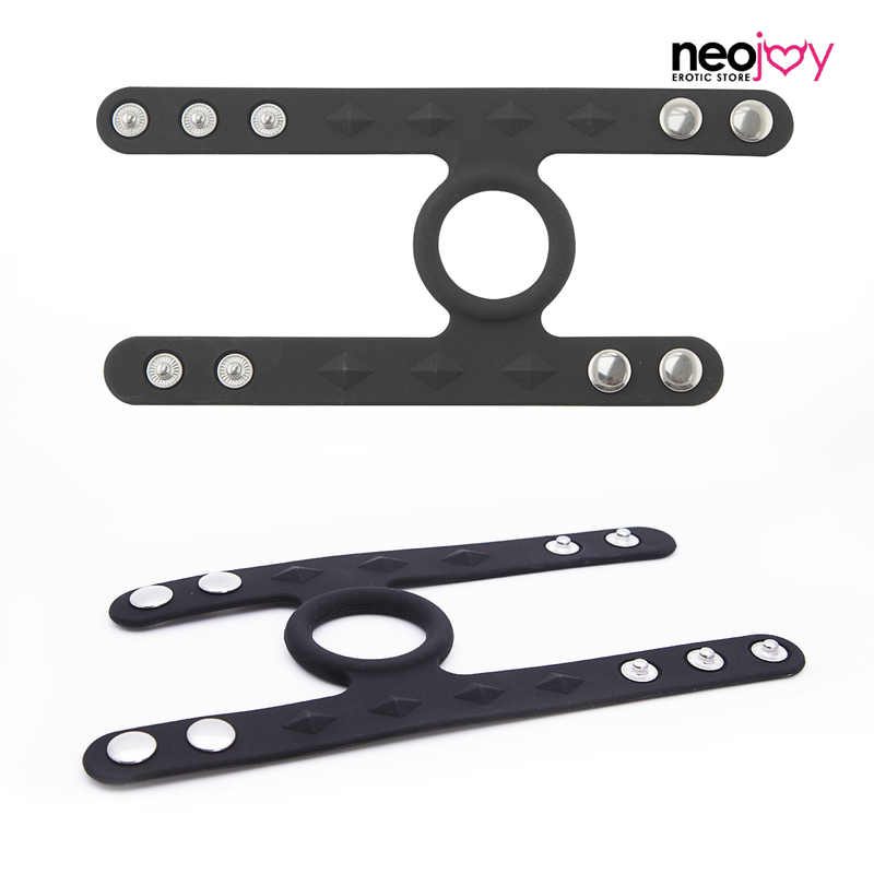 Neojoy Bondage Penisring Verstellbarer Penisring Sexspielzeug zum Männer - Dual Strap video