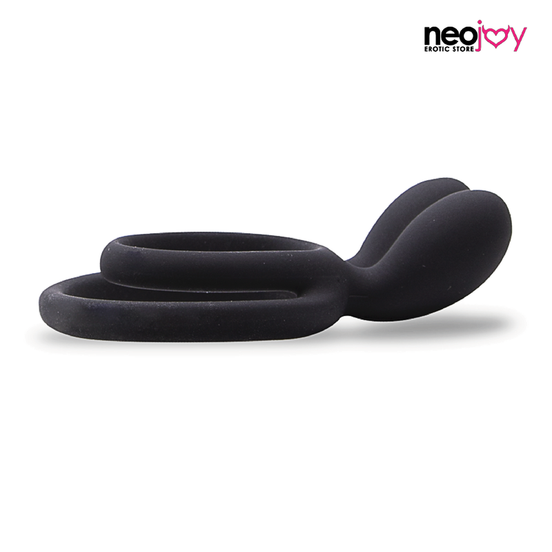 Neojoy Silikon-Kaninchen-Hahnring-4cm-Schwarz video