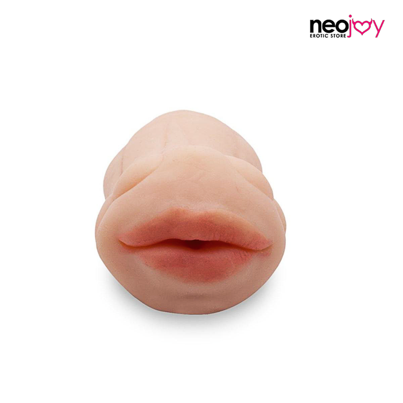 Neojoy - Männlicher Masturbator Stroker Mund 5.3 Zoll-Hautfarben video