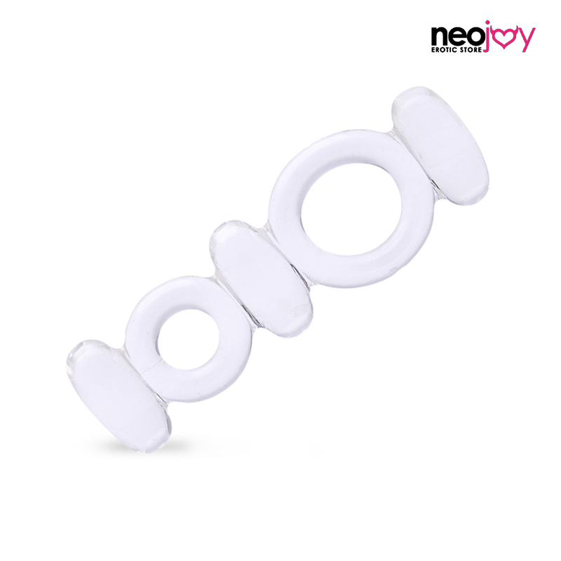 Neojoy Jelly Butterfly TPR Superelastischer Doppel-Penisring video