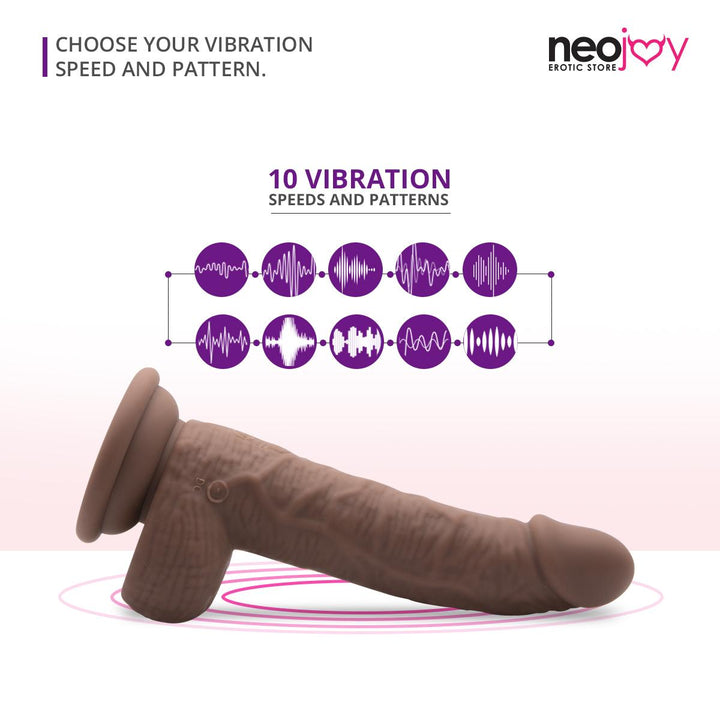 Neojoy €“ Haut hnlicher Vibrationsliebhaber (Braun) - lucidtoys.de Dildos